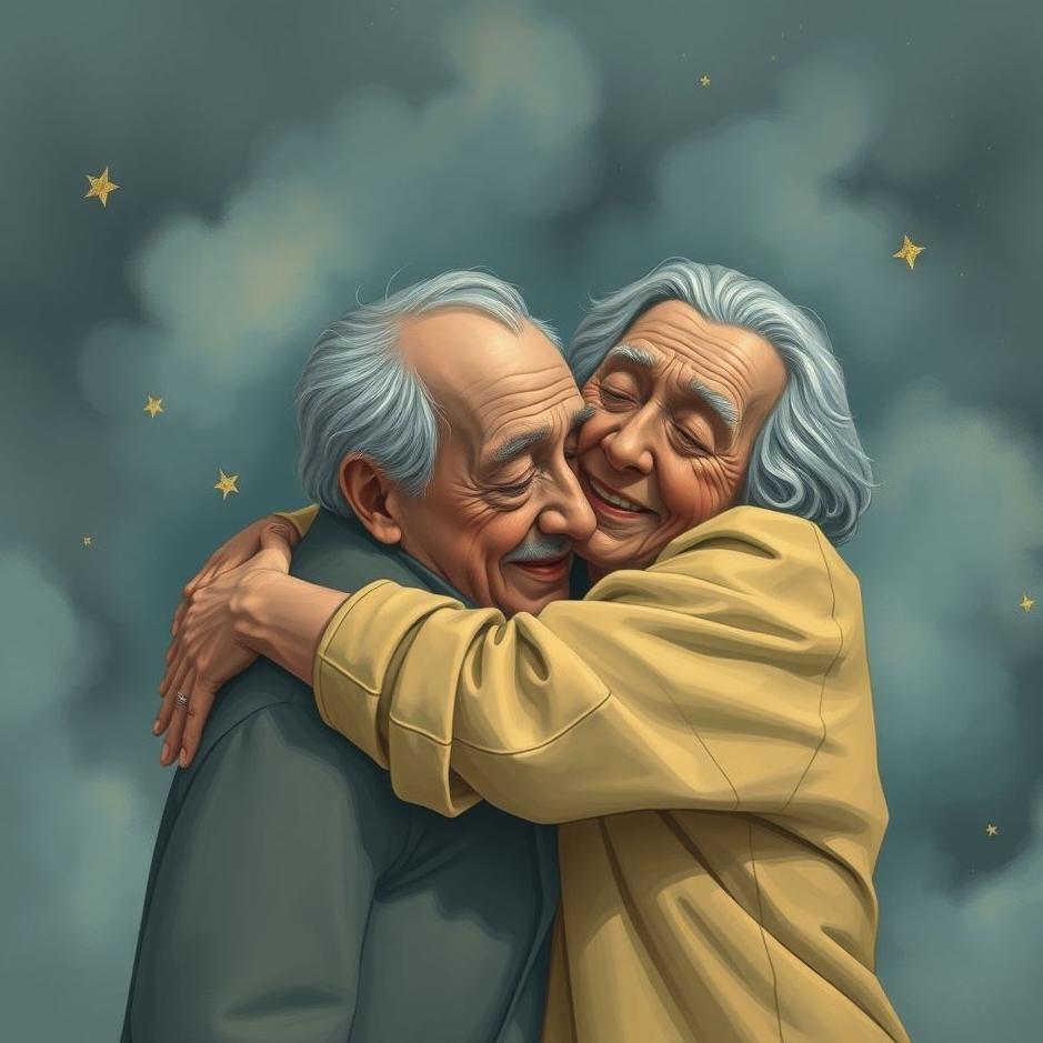 Dream : Hugging with an old friend in a dream
