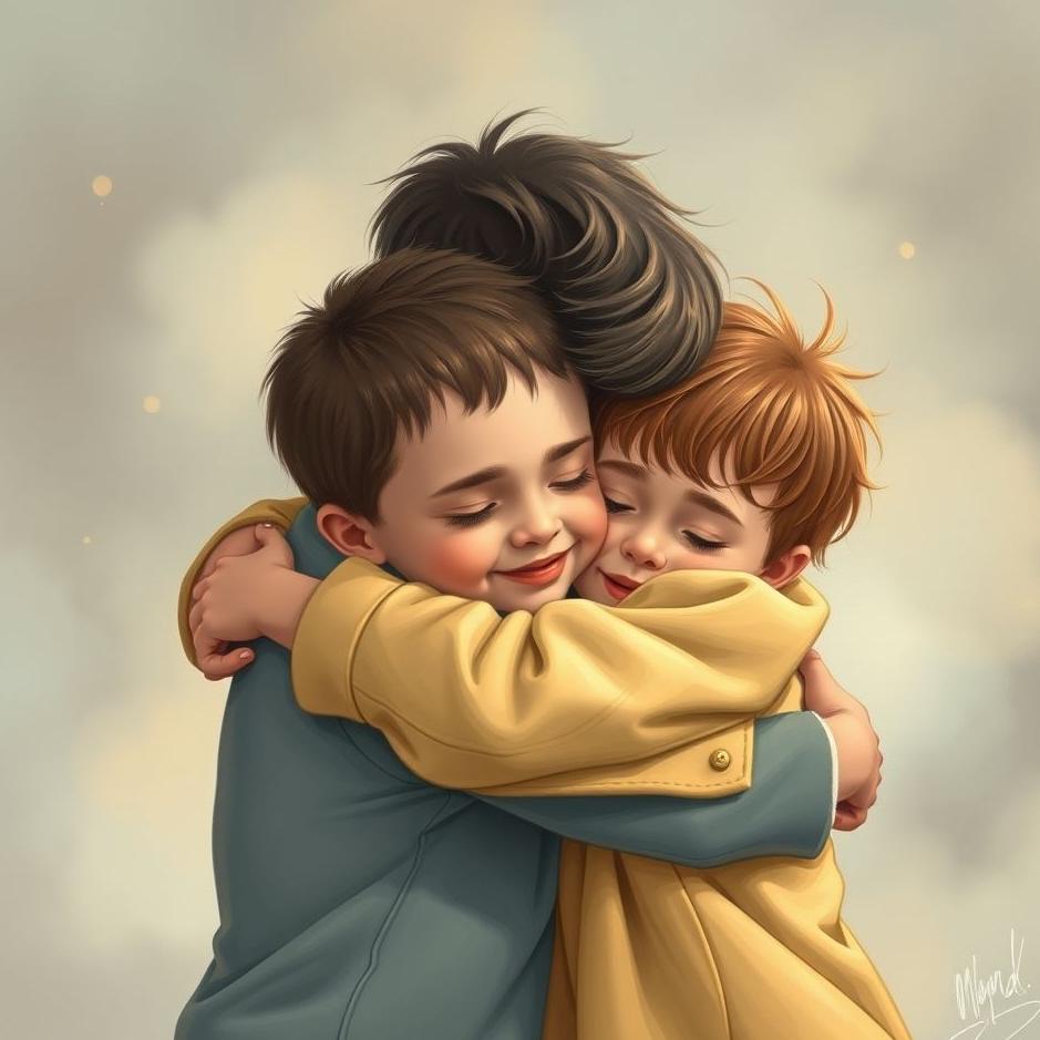 Dream : Hugging with cousin in a dream