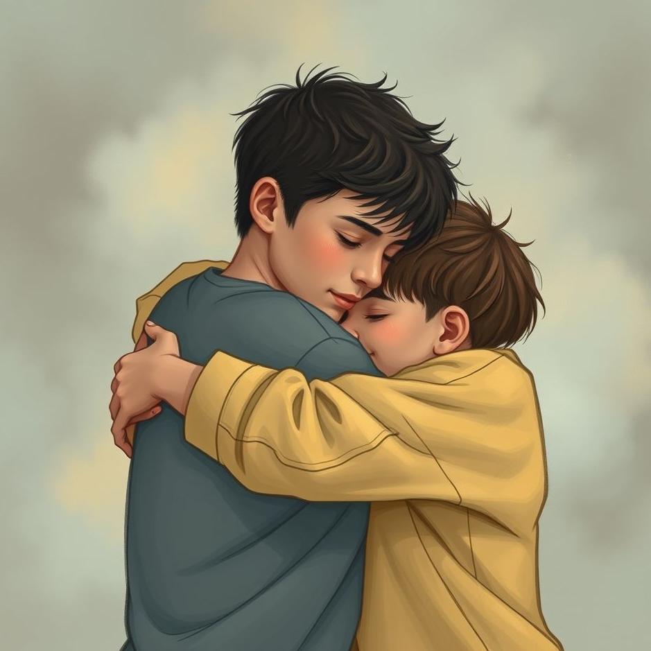 Dream : Hugging with one's brother in a dream