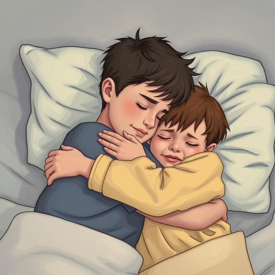 Dream : Hugging your cousin and crying in your dream