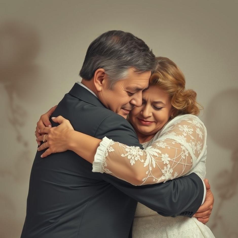 Dream : Hugging your father-in-law and crying in your dream