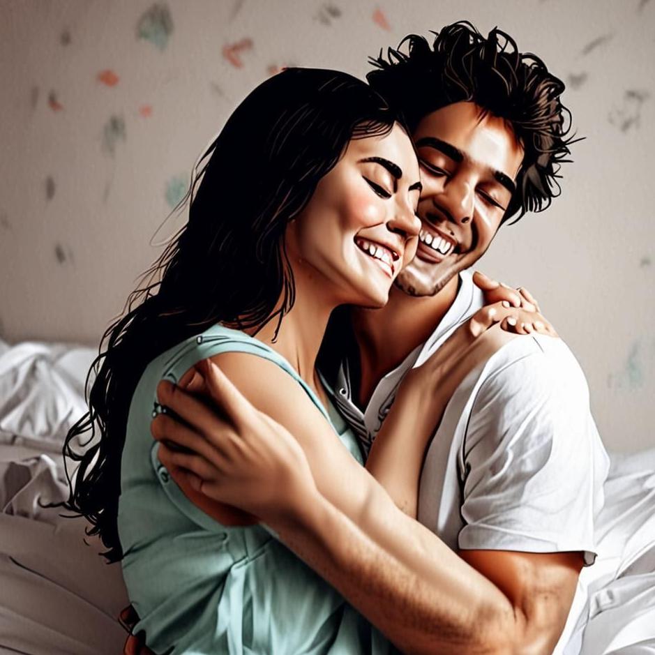 Dream : Hugging your lover while laughing in your dream