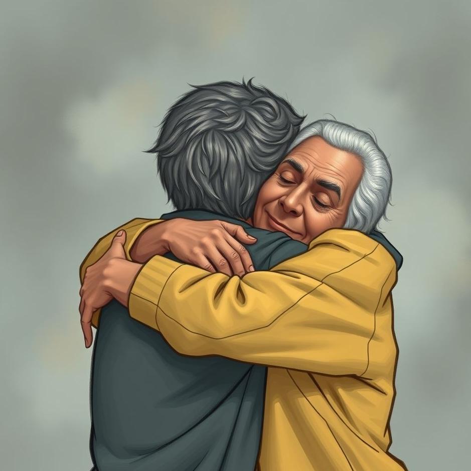 Dream : Hugging your old schoolmate in a dream