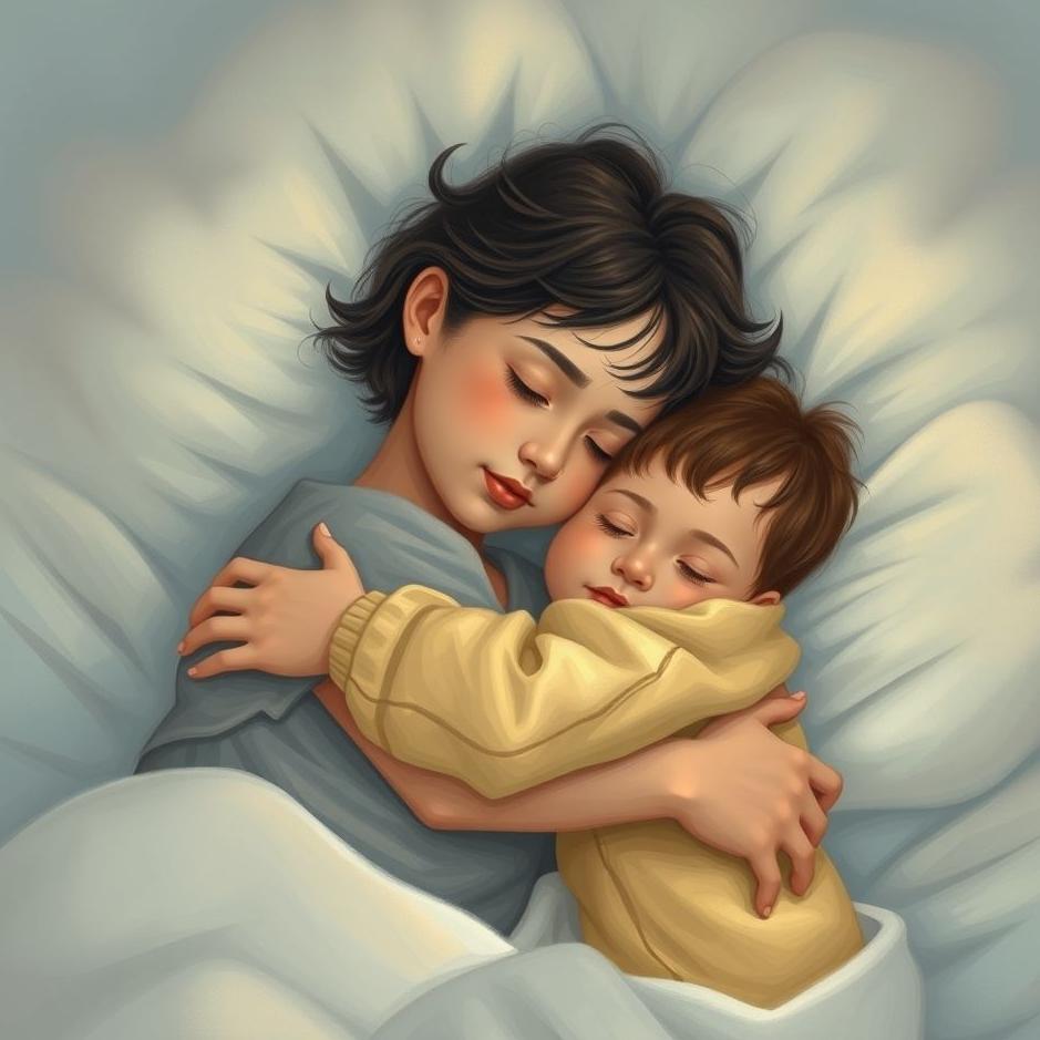 Dream : Hugging your own child in a dream