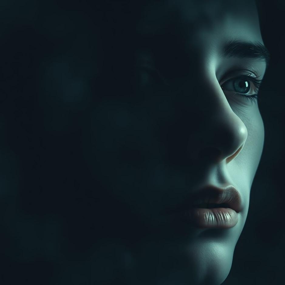 Dream : Human face darkening in a dream