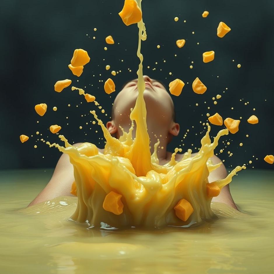 Dream : Human feces splashing on you in a dream