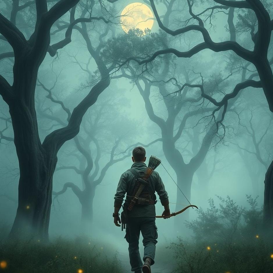 Dream : Hunter in a forest in a dream