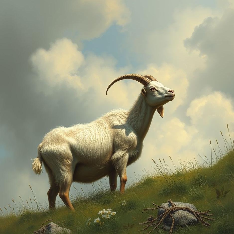 Dream : Hunting a goat in a dream