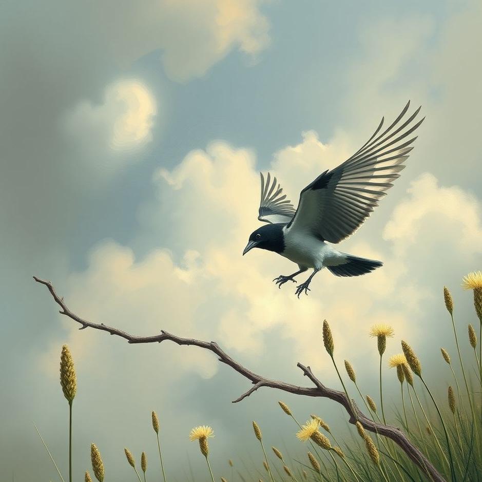 Dream : Hunting a magpie in a dream