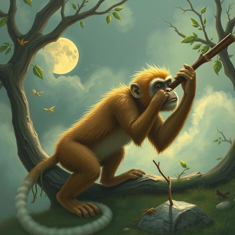 Dream : Hunting a monkey in a dream