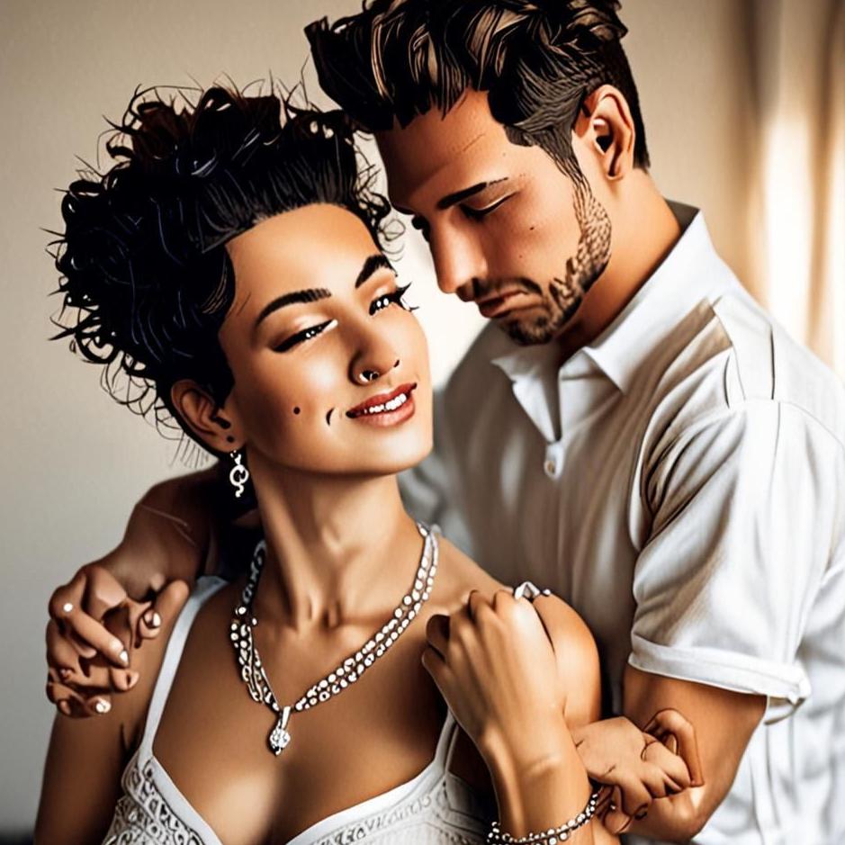 Dream : Husband putting a necklace on his wife in a dream