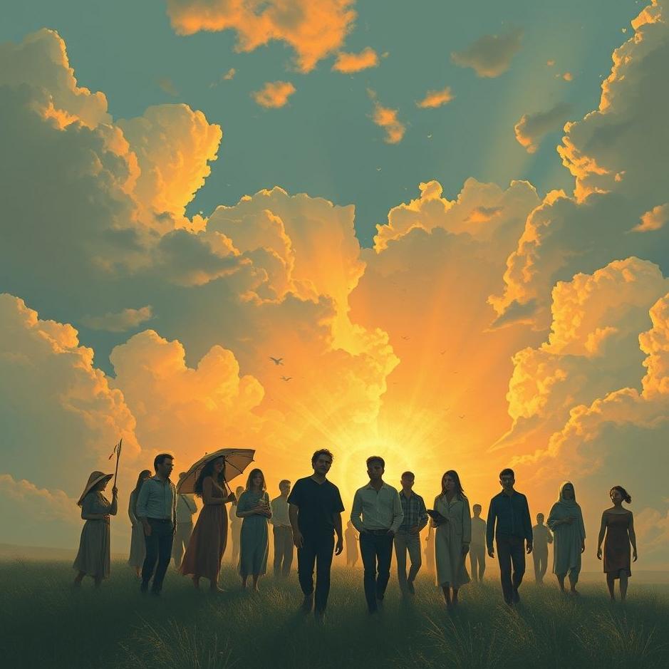 Dream : Immigrant people in a dream