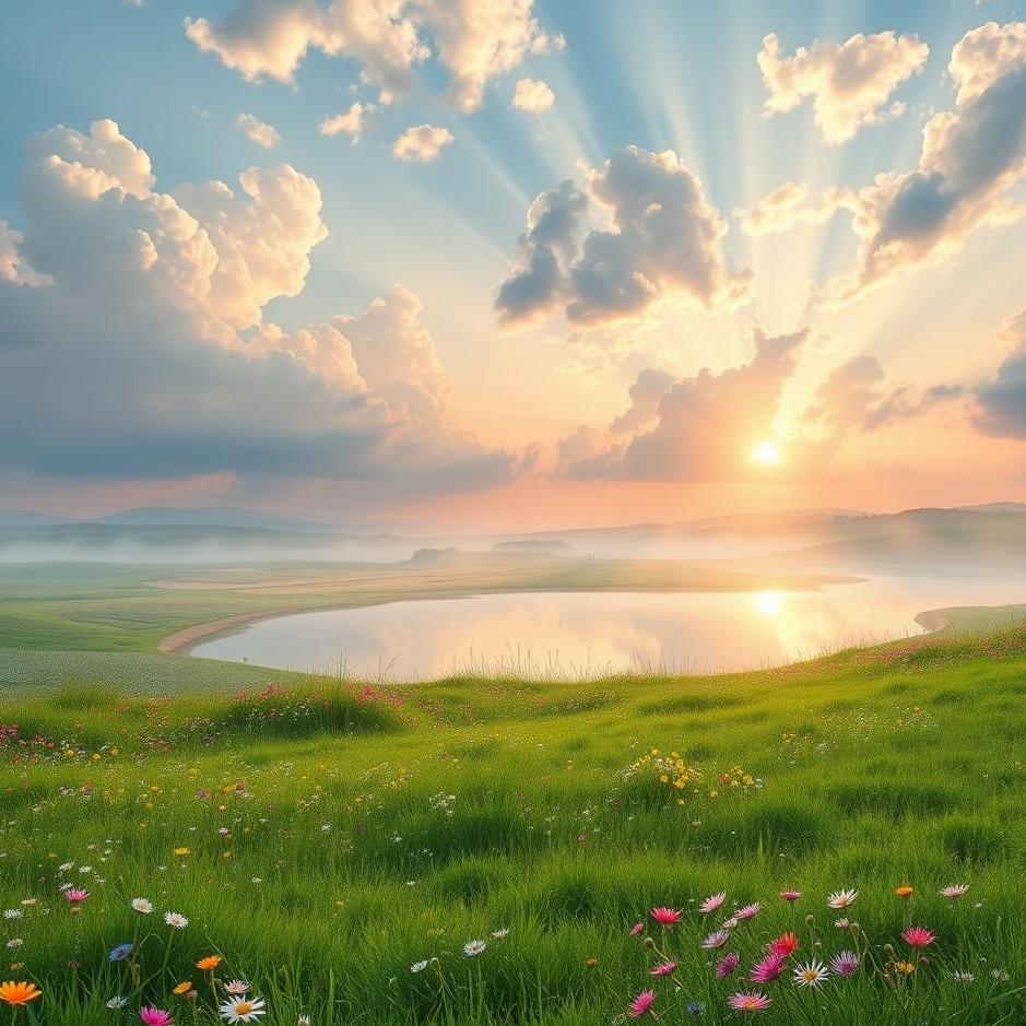 Dream : In a beautiful environment in a dream