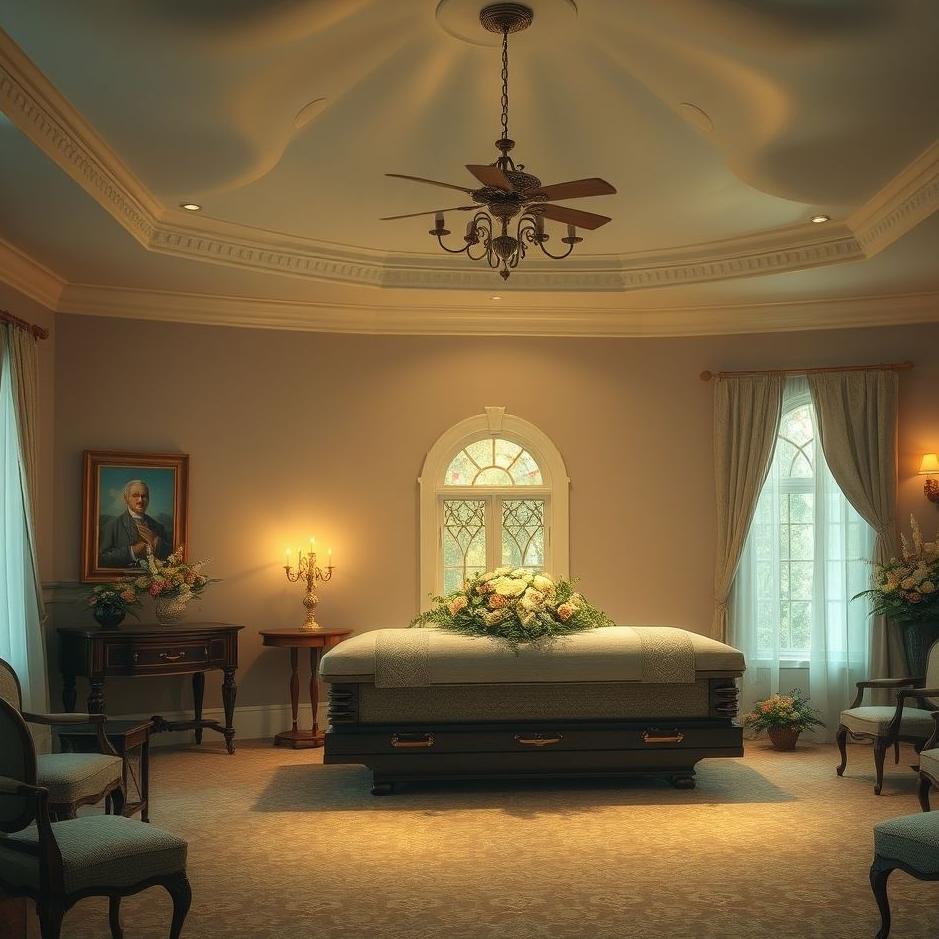 Dream : In a funeral home in a dream