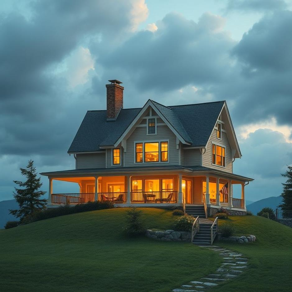 Dream : In a high house in a dream