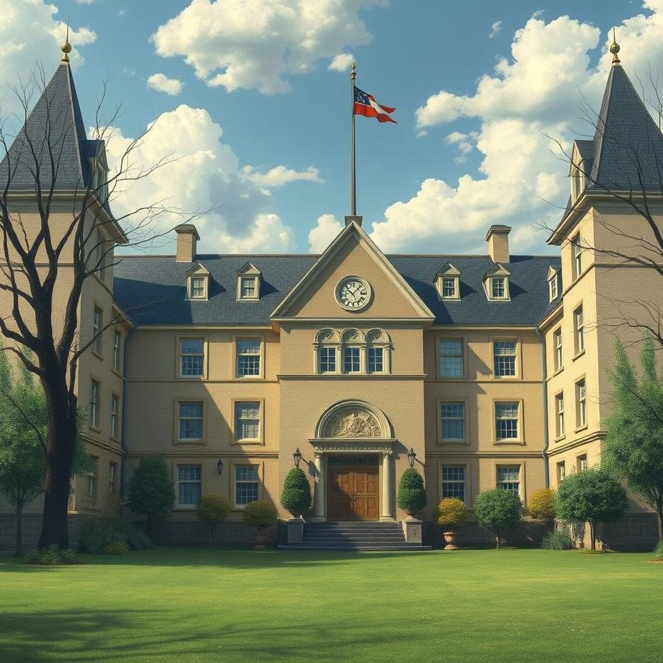 Dream : In a private school in a dream