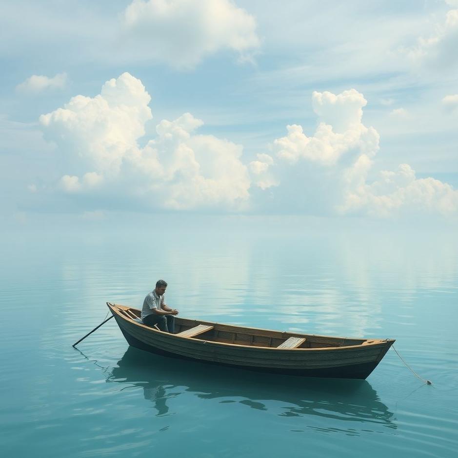 Dream : In a rowboat in a dream