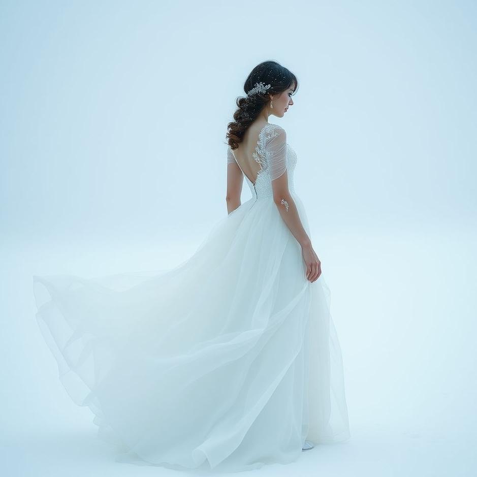 Dream : In a snow-white dress in a dream