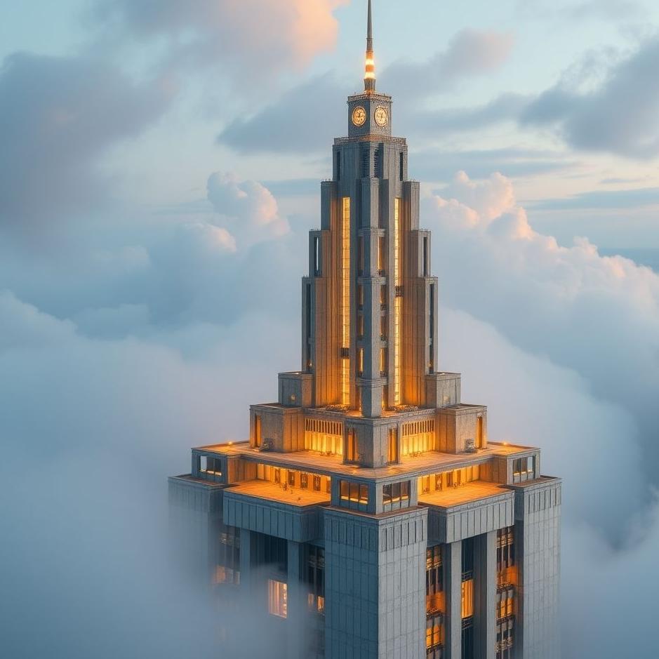 Dream : In a very high building in a dream