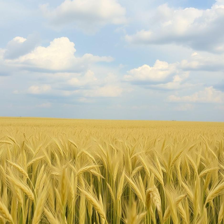 Dream : In a wheat field in a dream