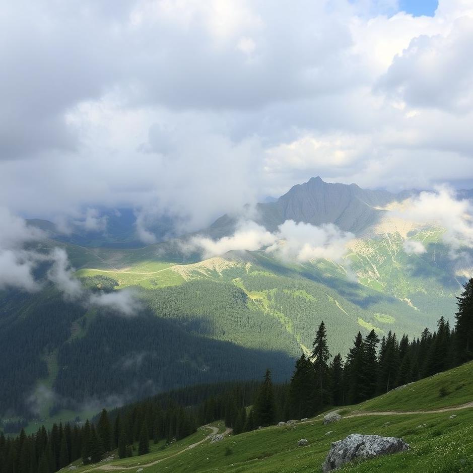 Dream : In the mountains in a dream