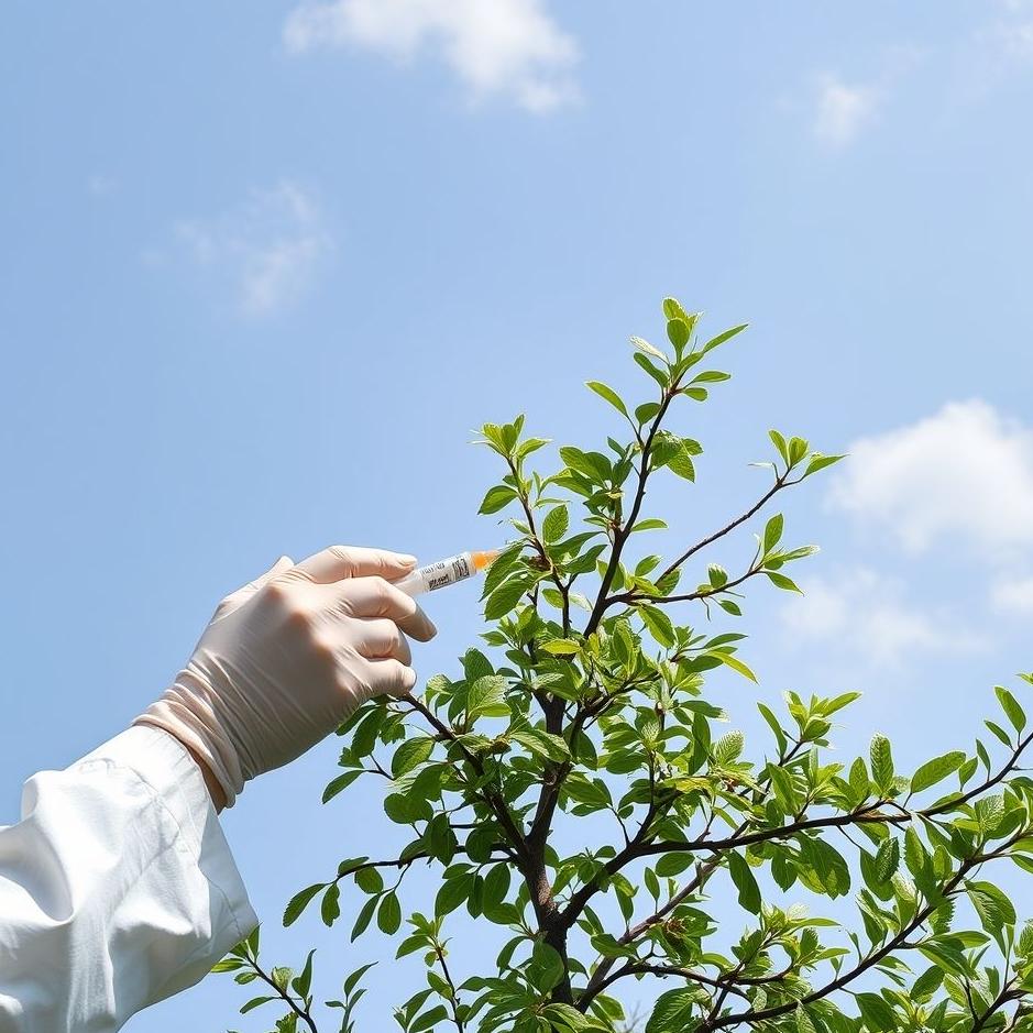 Dream : In vaccinating the tree in the dream