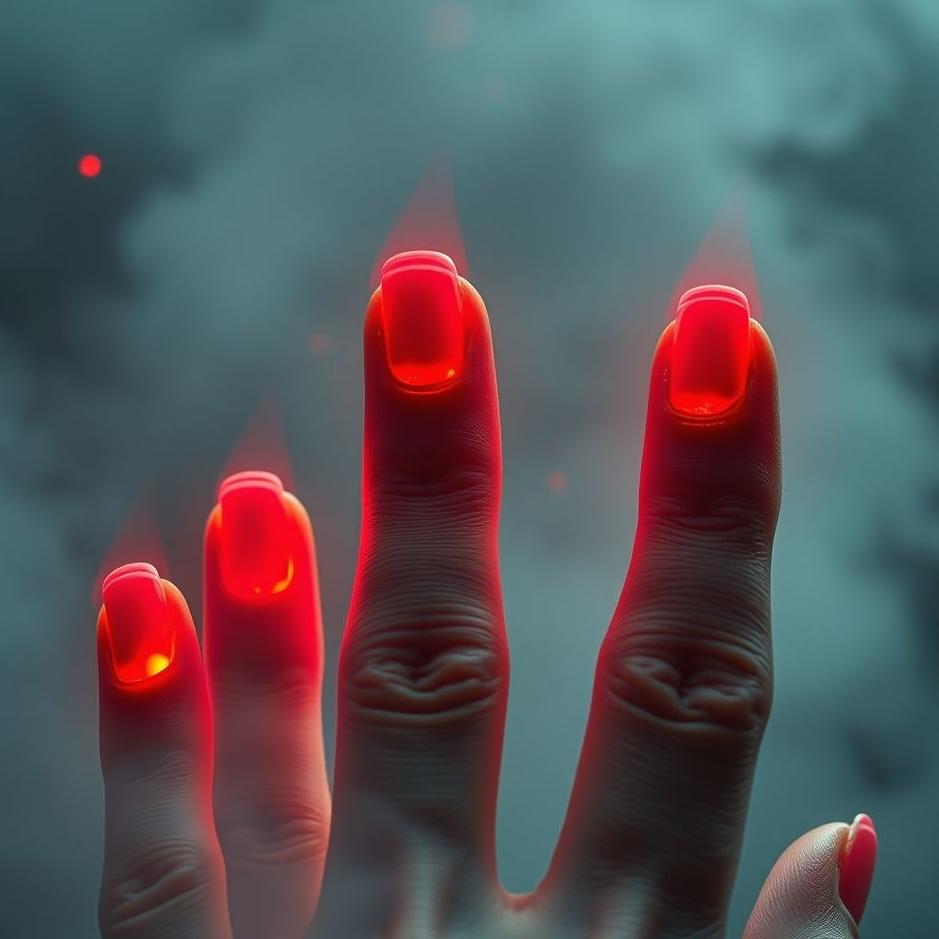 Dream : Inflamed nails in a dream