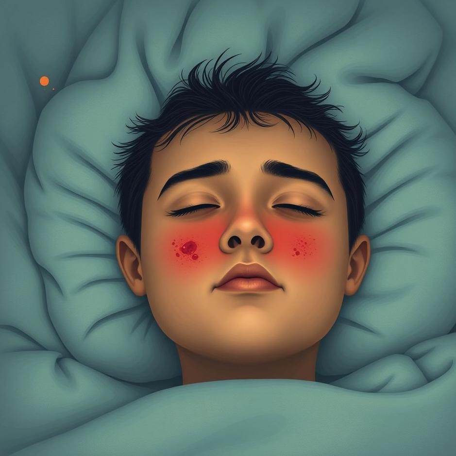 Dream : Inflamed pimple on your head in a dream