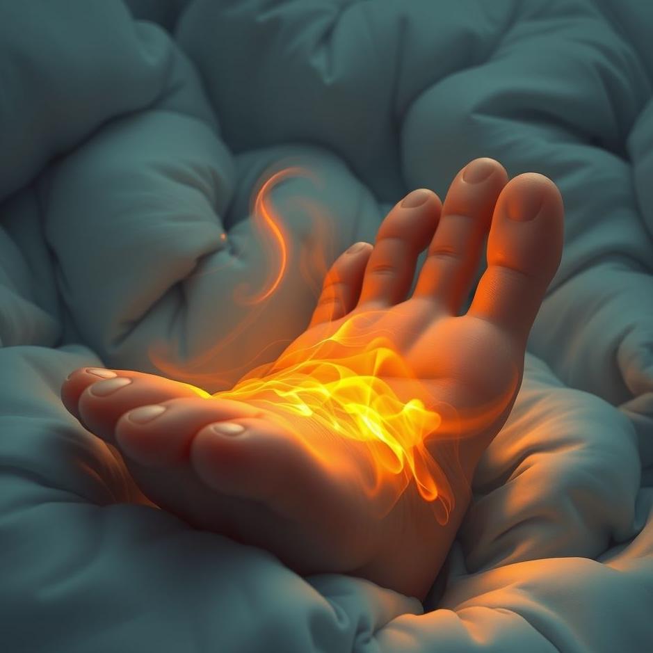 Dream : Inflaming from the thumb of the foot in the dream