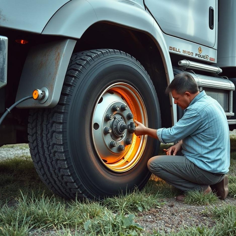 Dream : Inflating a truck tire in a dream