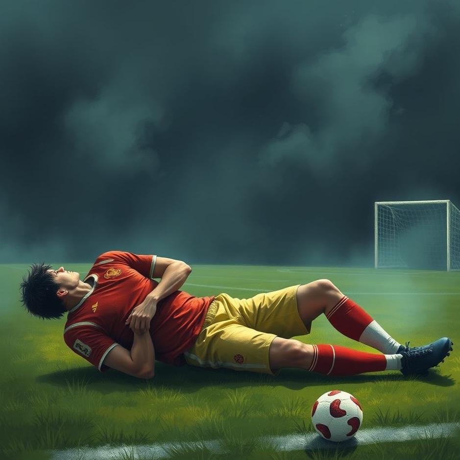 Dream : Injured in a match in a dream