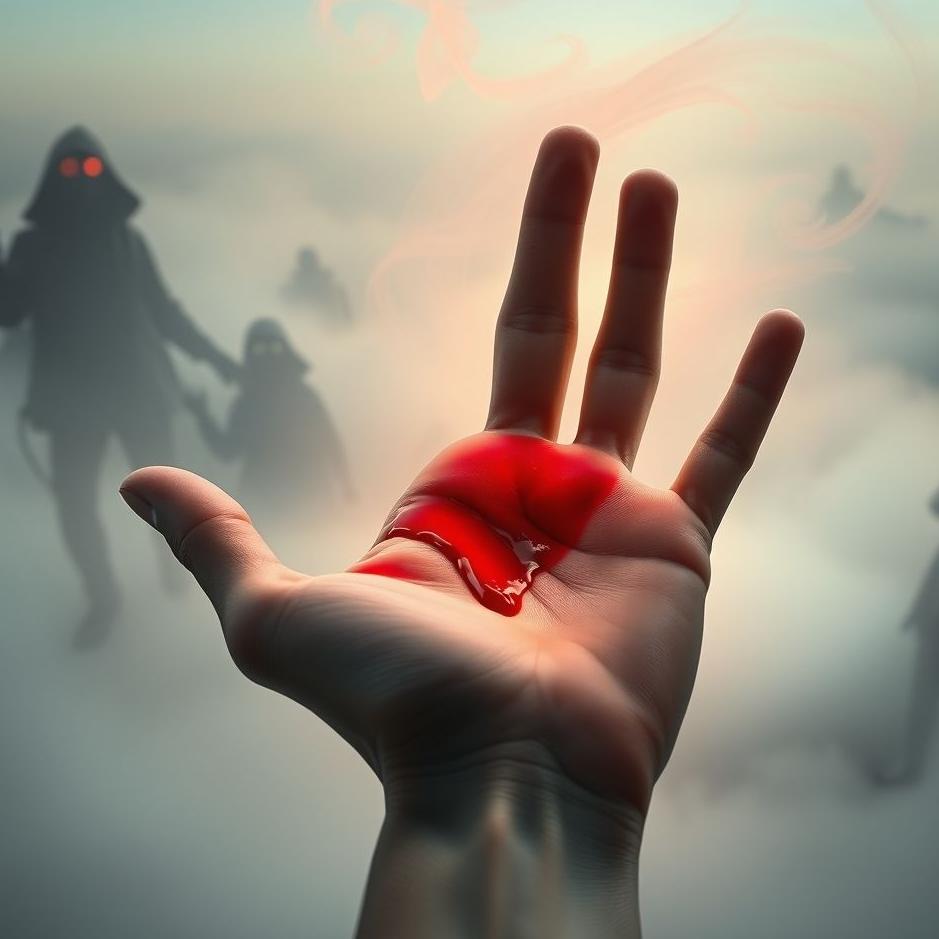 Dream : Inner bleeding of the palm in the dream