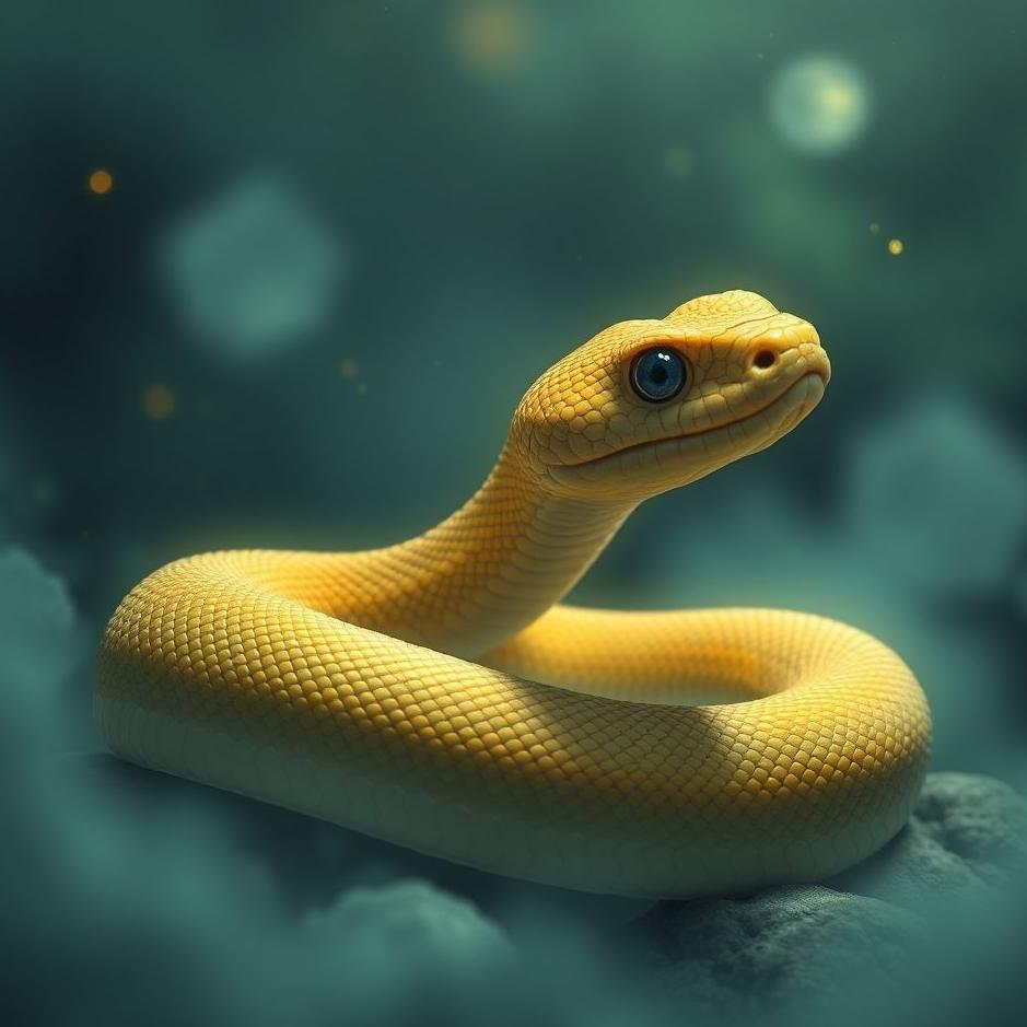 Dream : Innocent snake in a dream