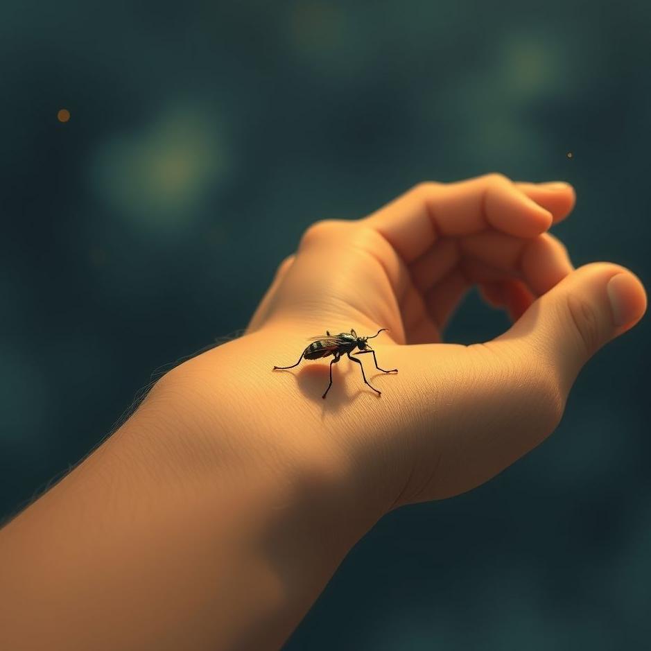 Dream : Insect bite my arm in a dream