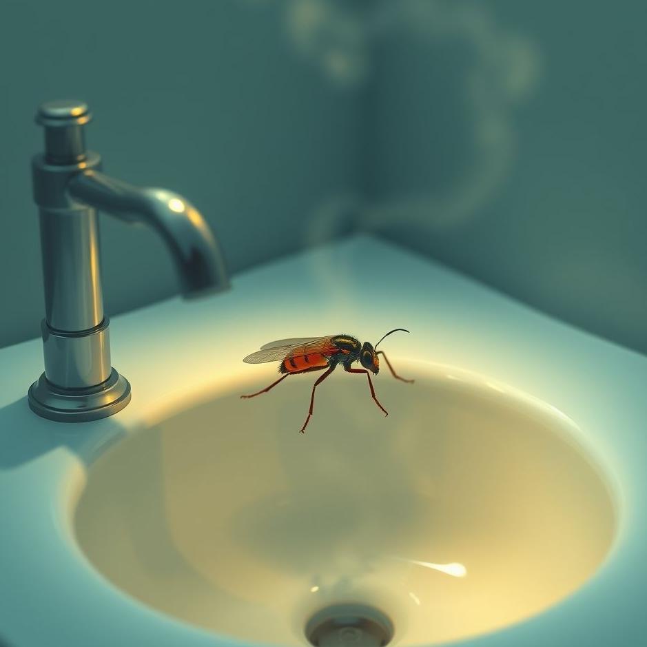 Dream : Insect coming out of the sink in a dream