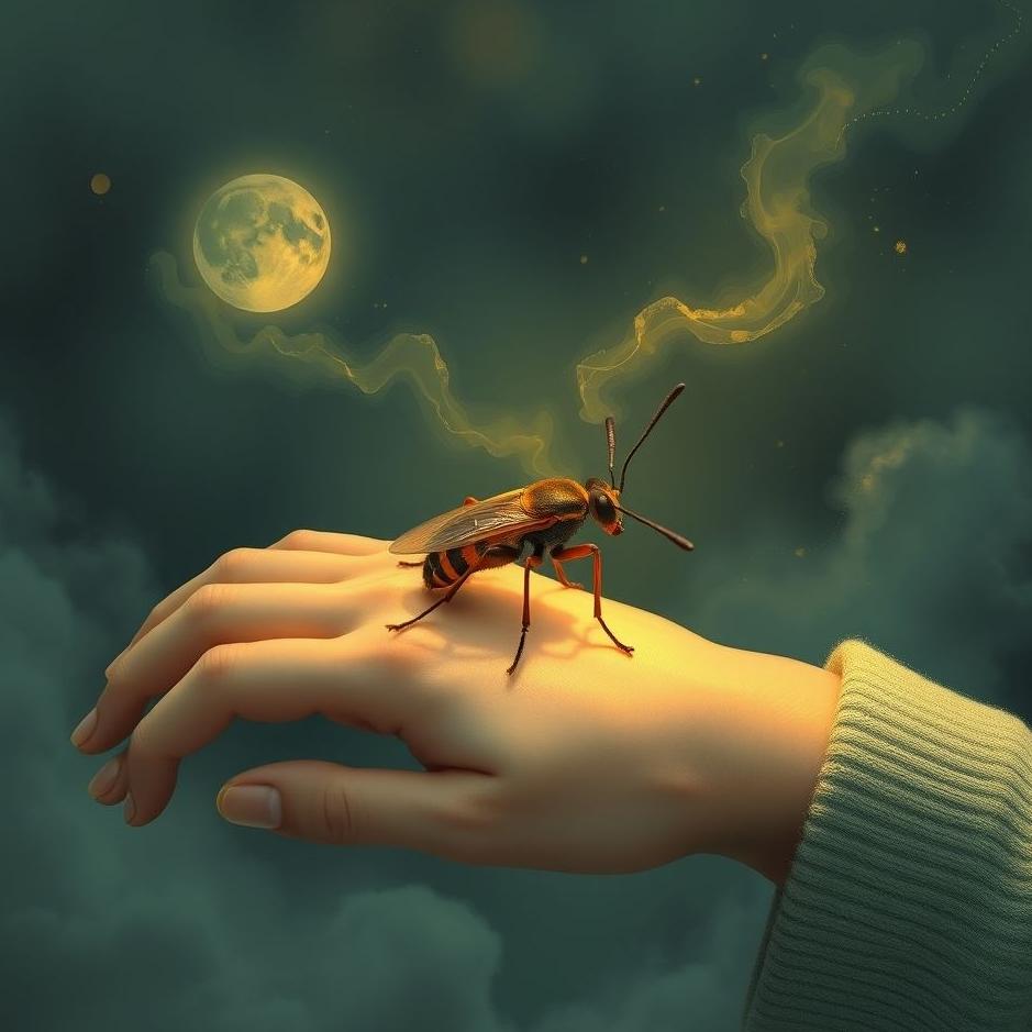Dream : Insect coming out of your arm in a dream