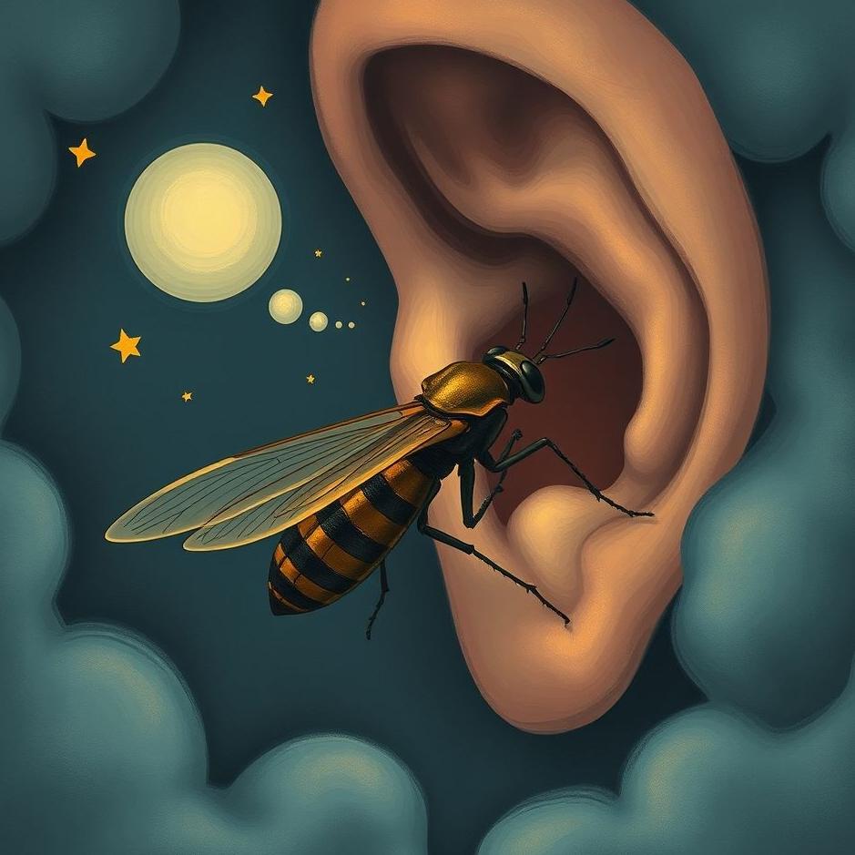 Dream : Insect coming out of your ear in a dream