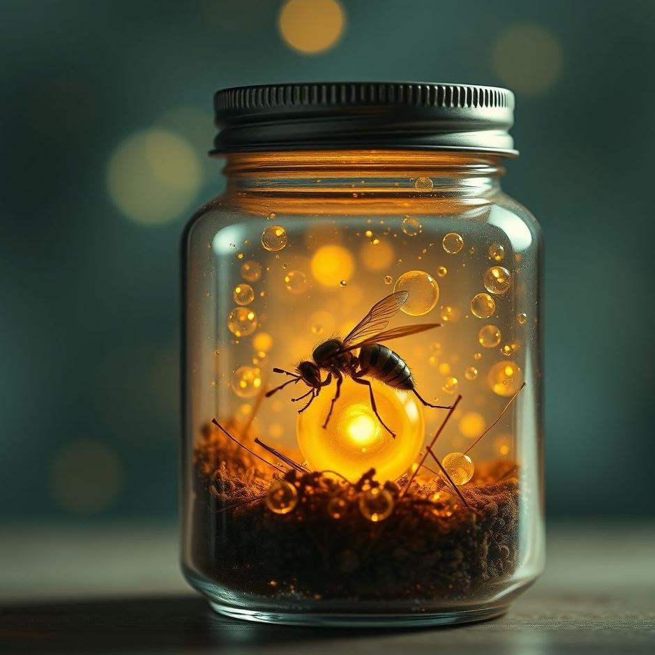 Dream : Insect in a jar in a dream