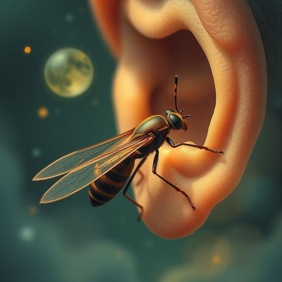 Dream : Insect in the ear in a dream