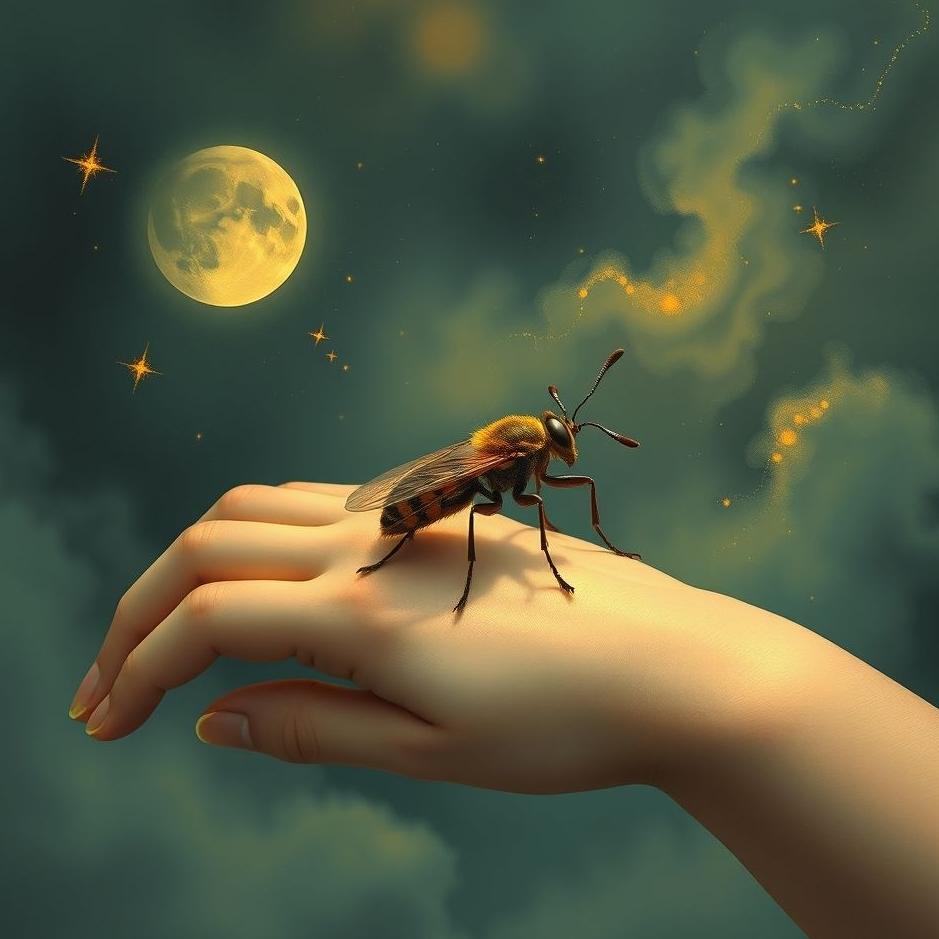 Dream : Insect on your arm in a dream