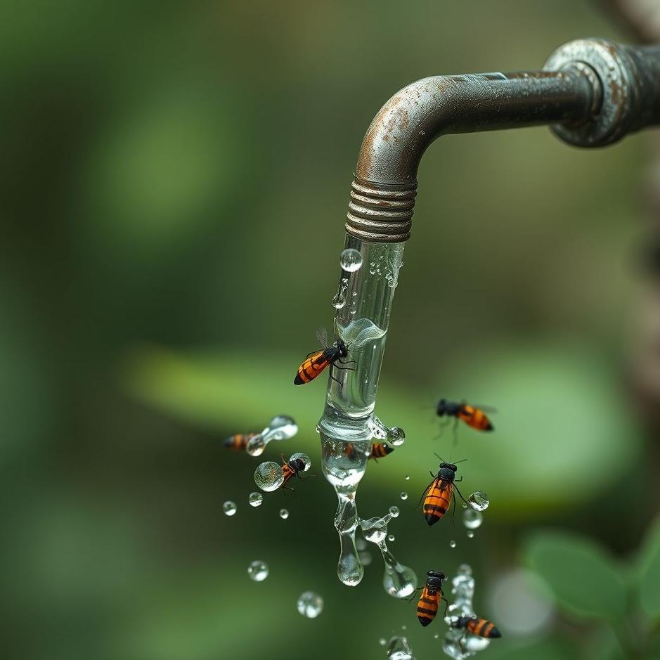 Dream : Insects flowing from a tap in a dream