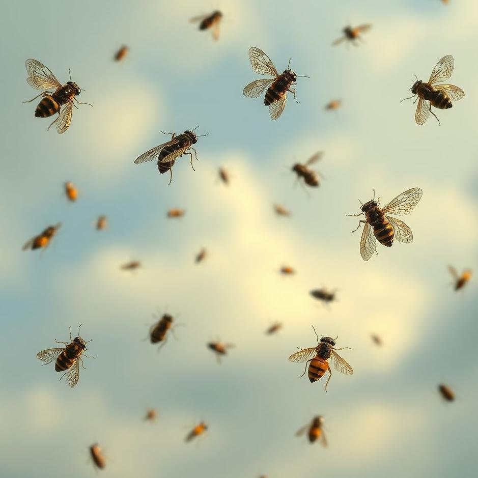 Dream : Insects raining from the sky in a dream