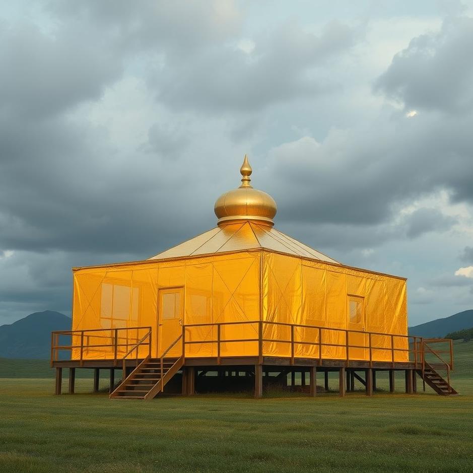 Dream : Install gold outside in the dream