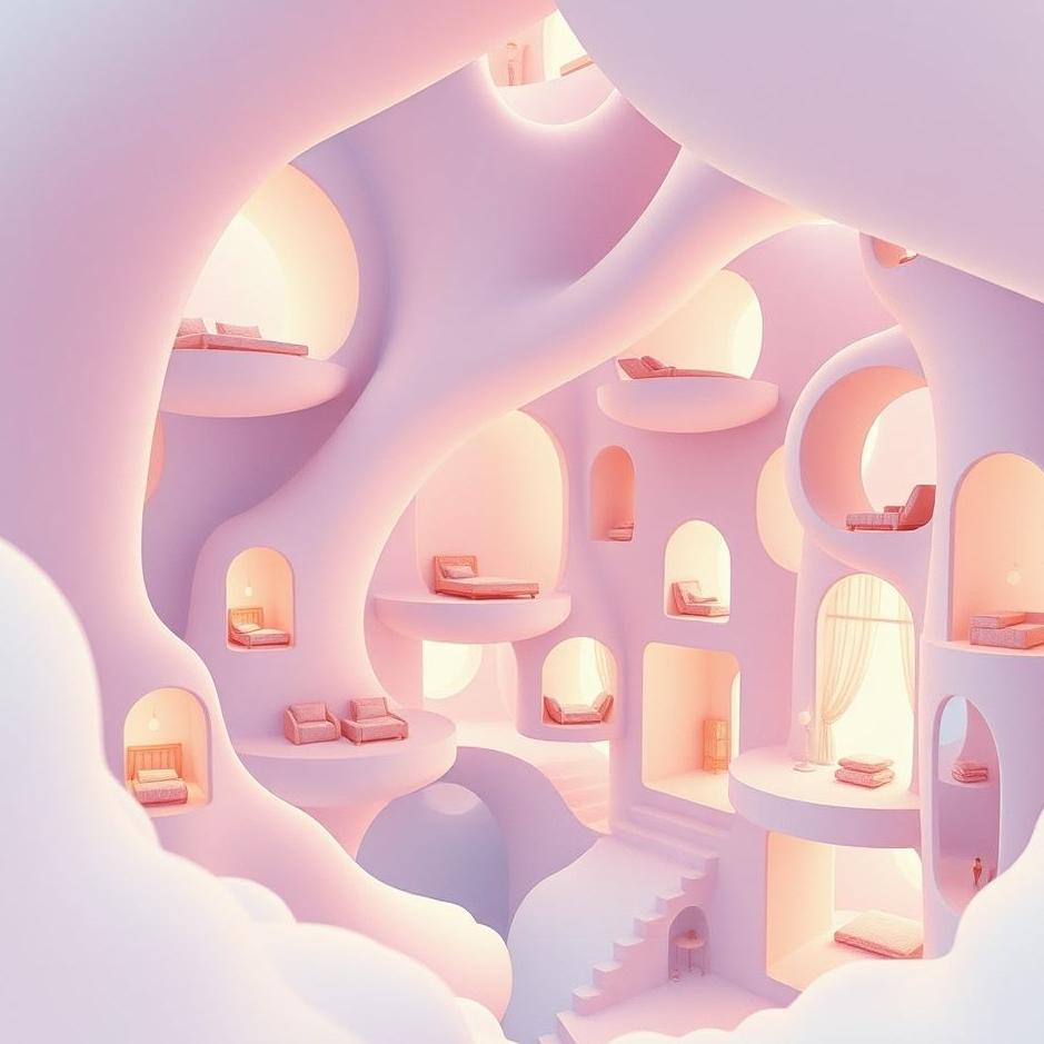 Dream : Intertwined rooms in a dream