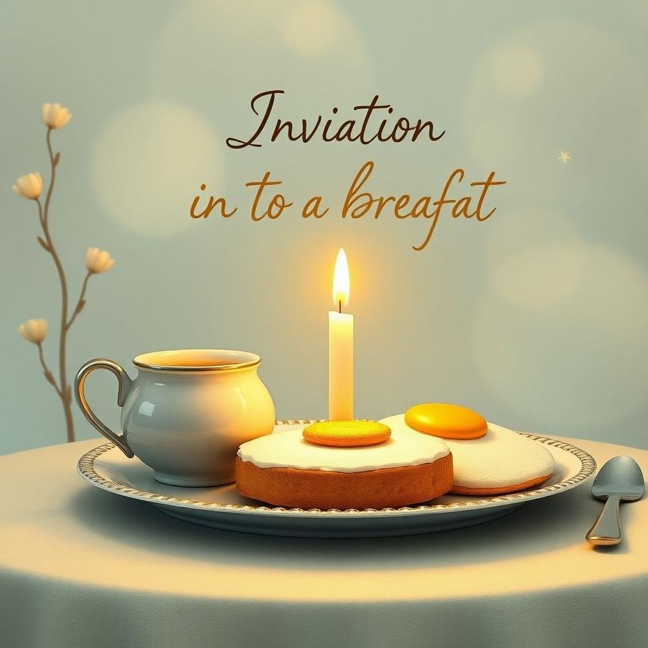 Dream : Invitation to breakfast in a dream
