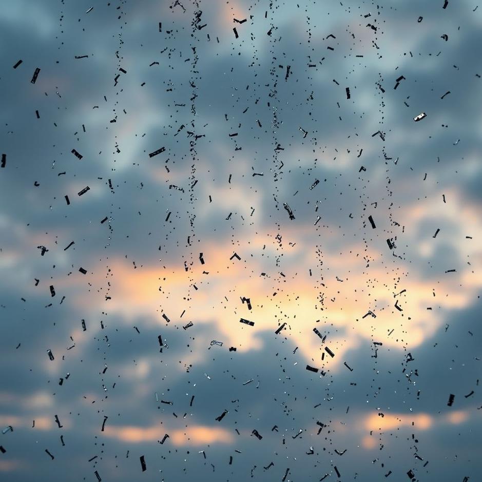 Dream : Iron falling from the sky in a dream