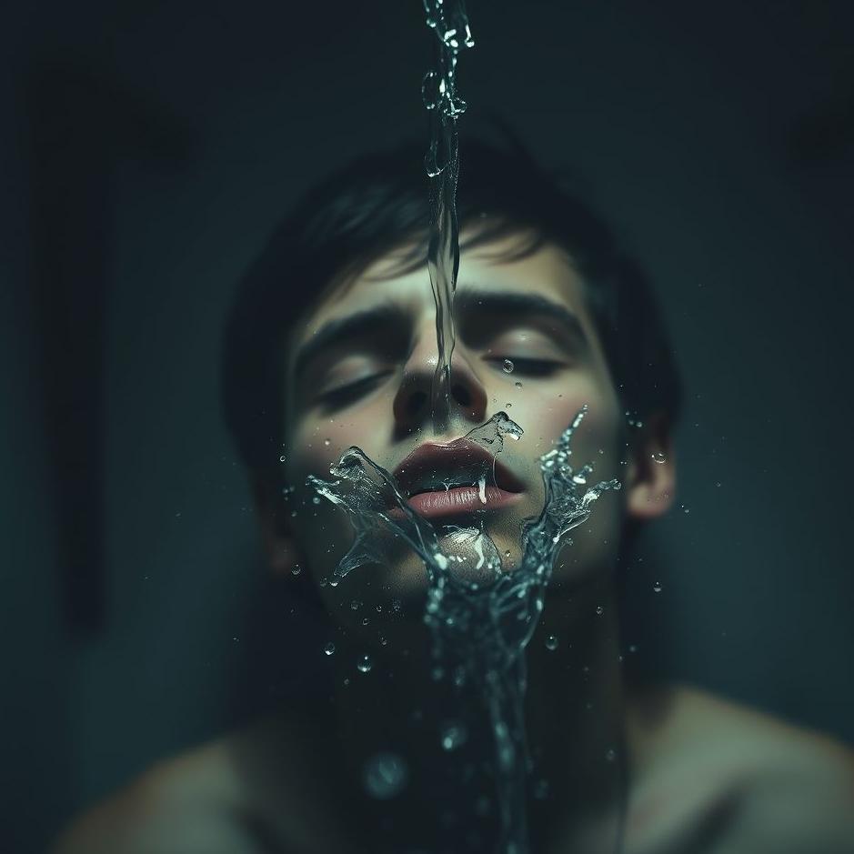 Dream : It splashing on your face while peeing in a dream