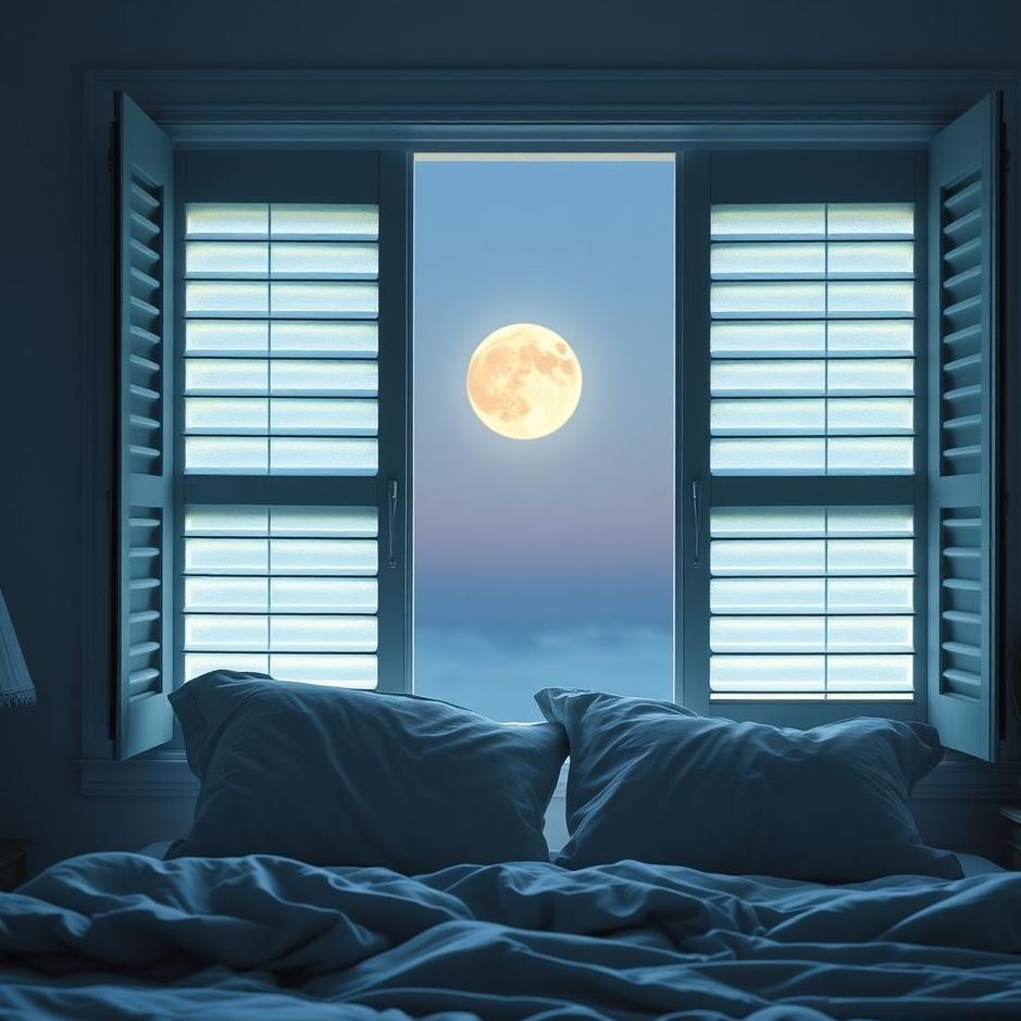 Dream : Jalousie curtains in a dream