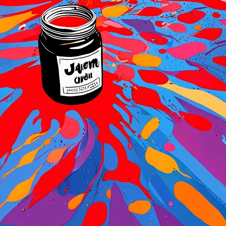Dream : Jam spilled on the ground in a dream