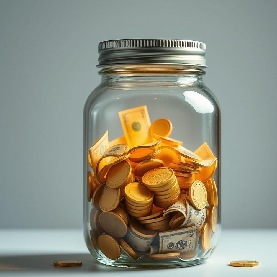 Dream : Jar full of money in a dream